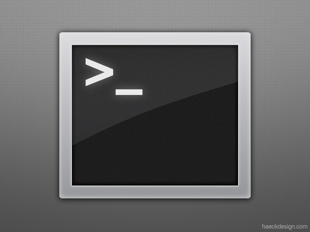 Terminal Icon Vector AI & PSD