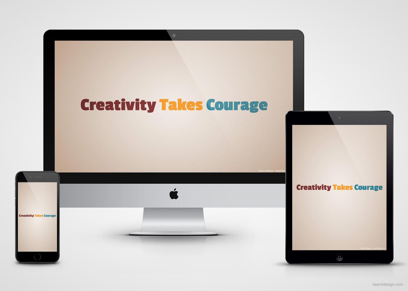 Creativity Takes Courage Wallpaper