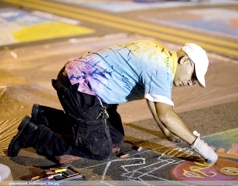 SPARKcon - Street Chalk Artist