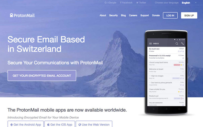 is protonmail best secure email for mac?